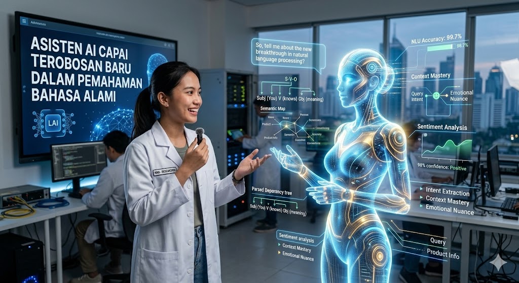 Asisten AI Capai Terobosan Baru dalam Pemahaman Bahasa Alami